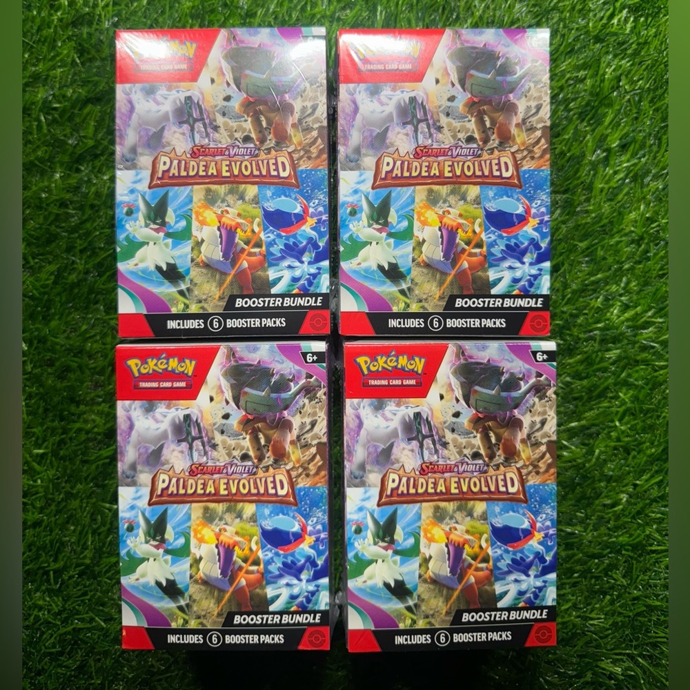 4x 2023 Pokemon Scarlet & Violet ‘Paldea Evolved Booster Bundle’